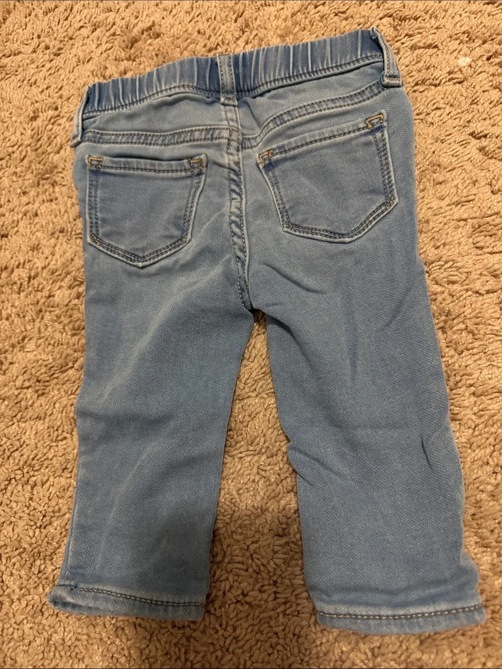 Light Wash Baby Denim Pull-On Jeans